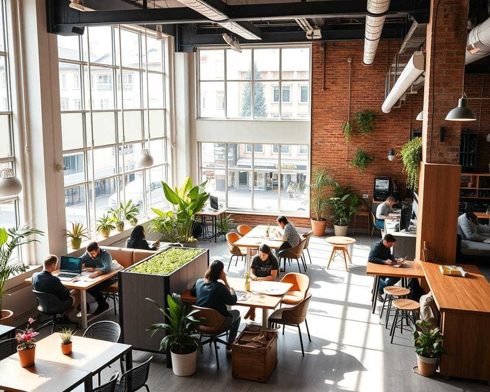 verschillende soorten co-working ruimtes