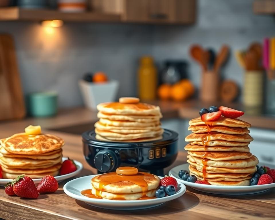 voordelen elektrische pannenkoekenmakers