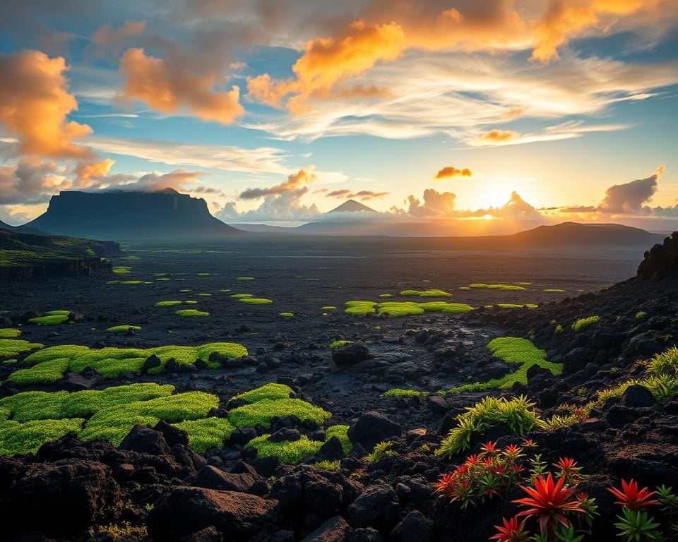 vulkanische landschappen