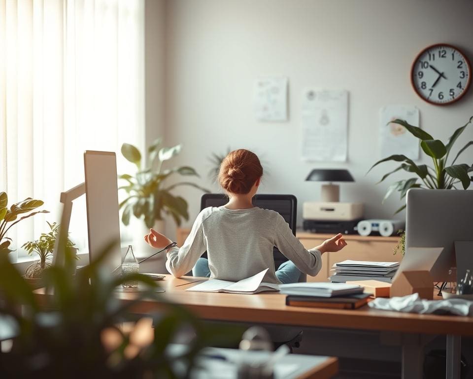 werkstress verminderen