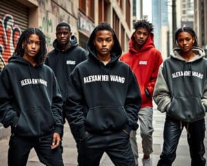 Alexander Wang hoodies: Streetwear met een hoge modefactor