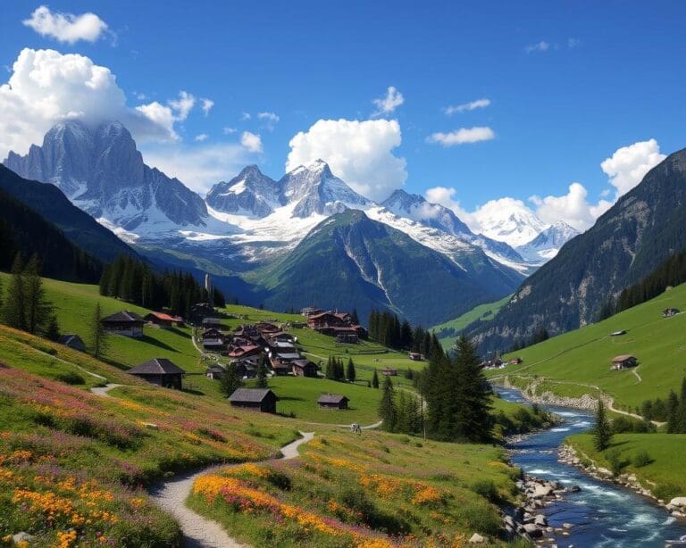 Bergen van de Alpen: wandeltochten door Zwitserse bergdorpen