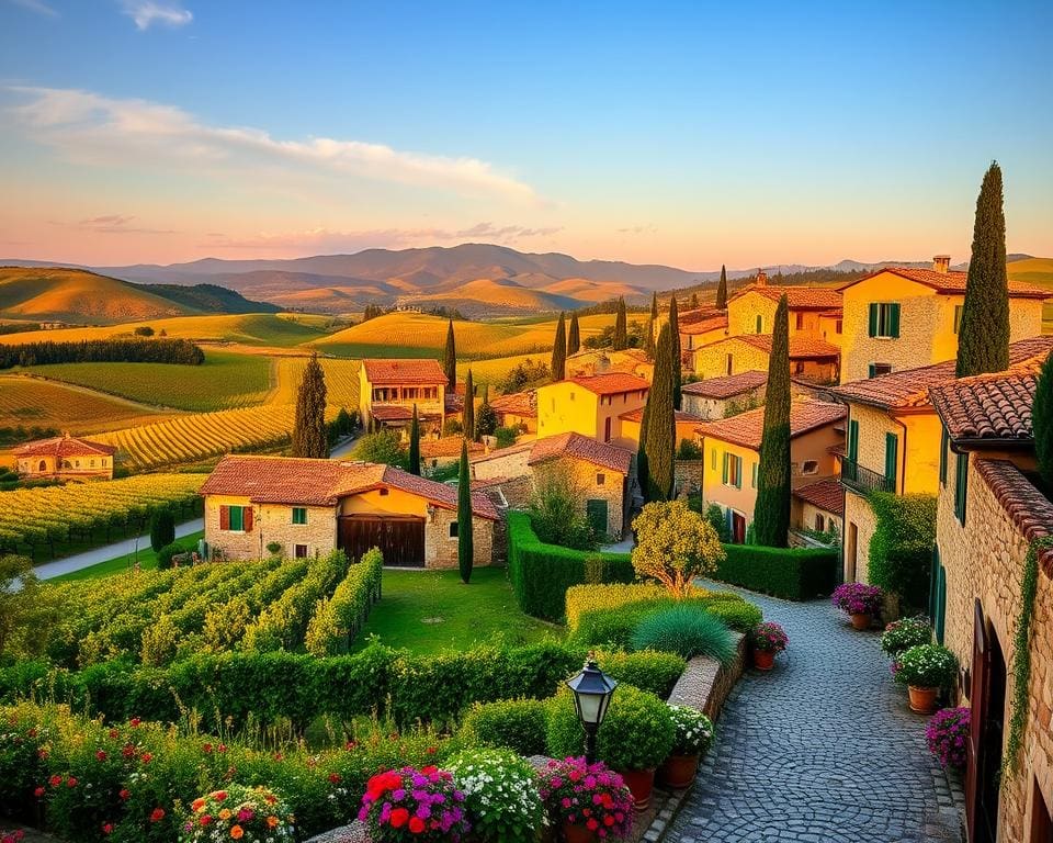 Bezienswaardigheden in de pittoreske dorpen van Toscane