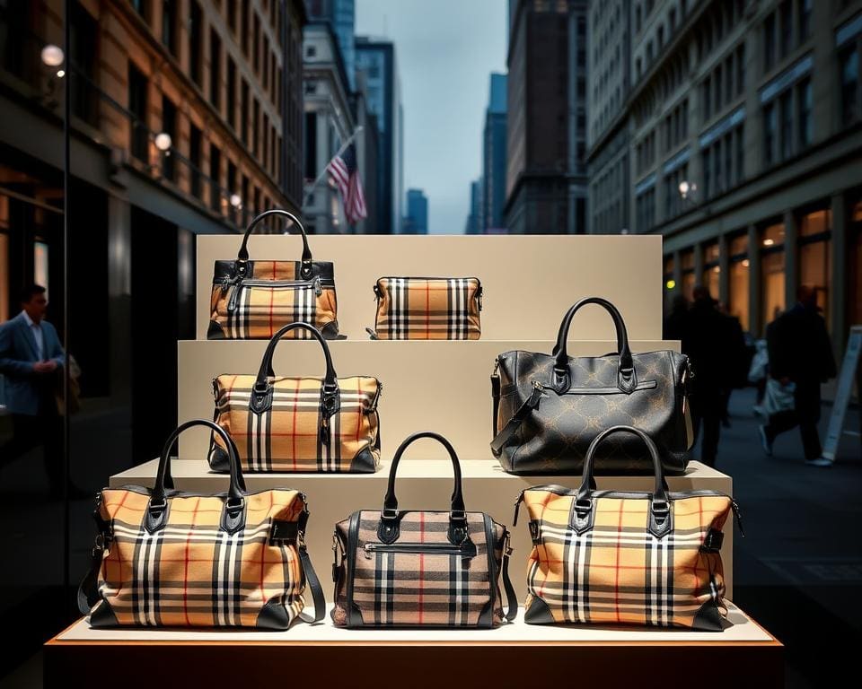 Burberry handtassen: Britse elegantie in een modern jasje