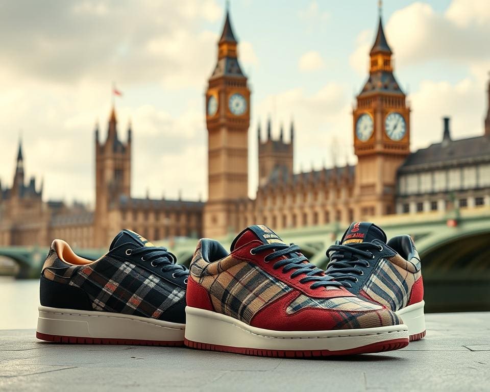 Burberry sneakers en Britse traditie