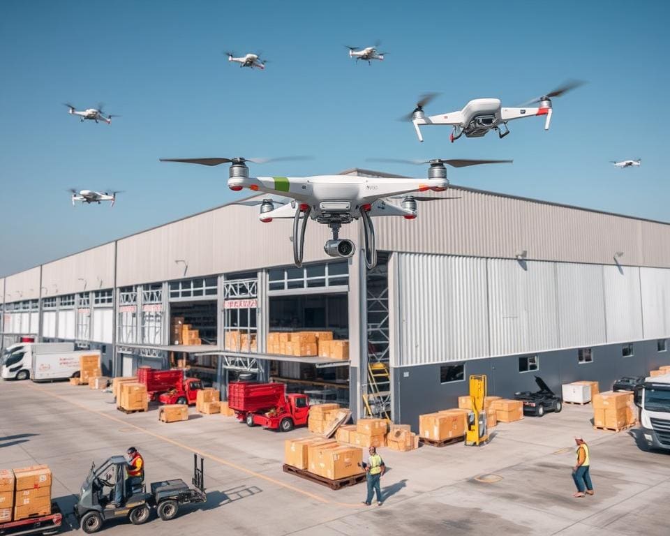 De impact van drones op logistieke operaties