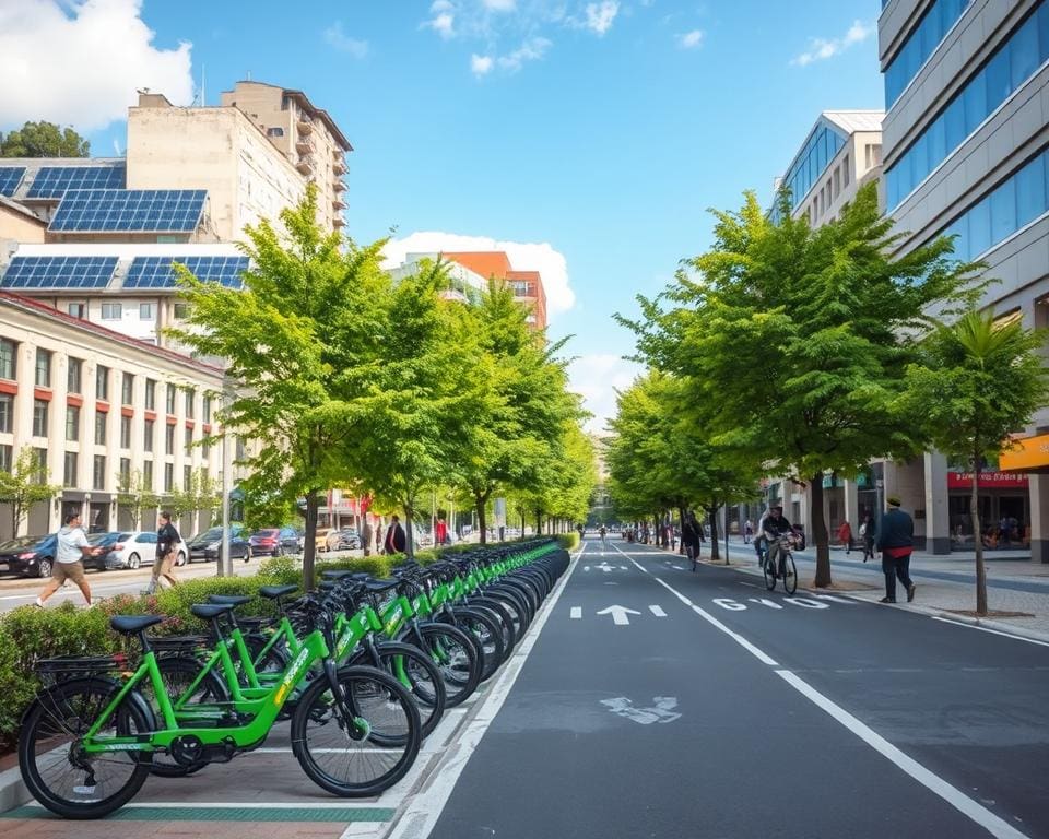 Duurzaam stadsvervoer met e-bikes