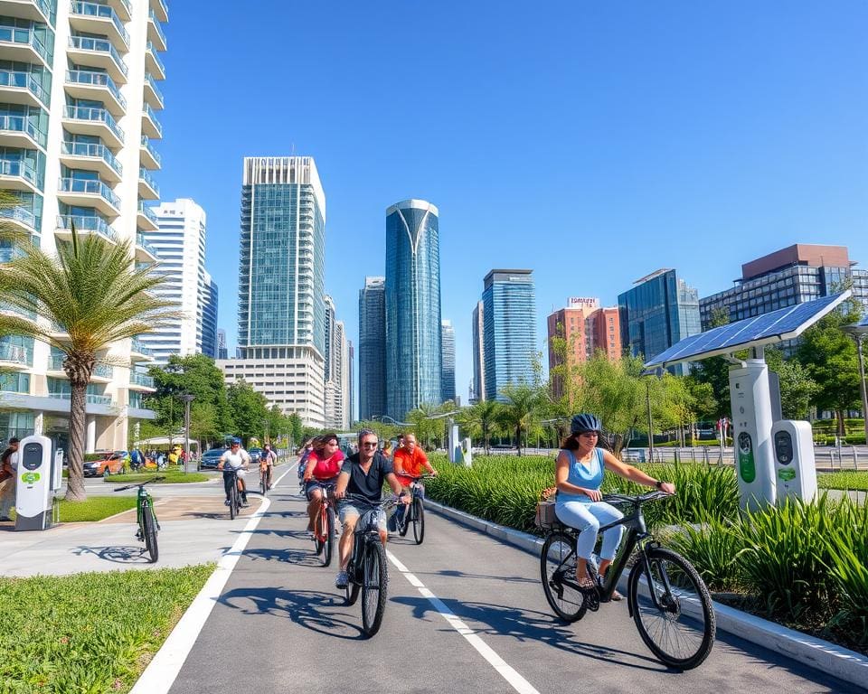 Duurzame mobiliteit met elektrische fietsen