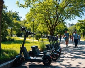 Elektrische steps: Groene mobiliteit voor korte afstanden