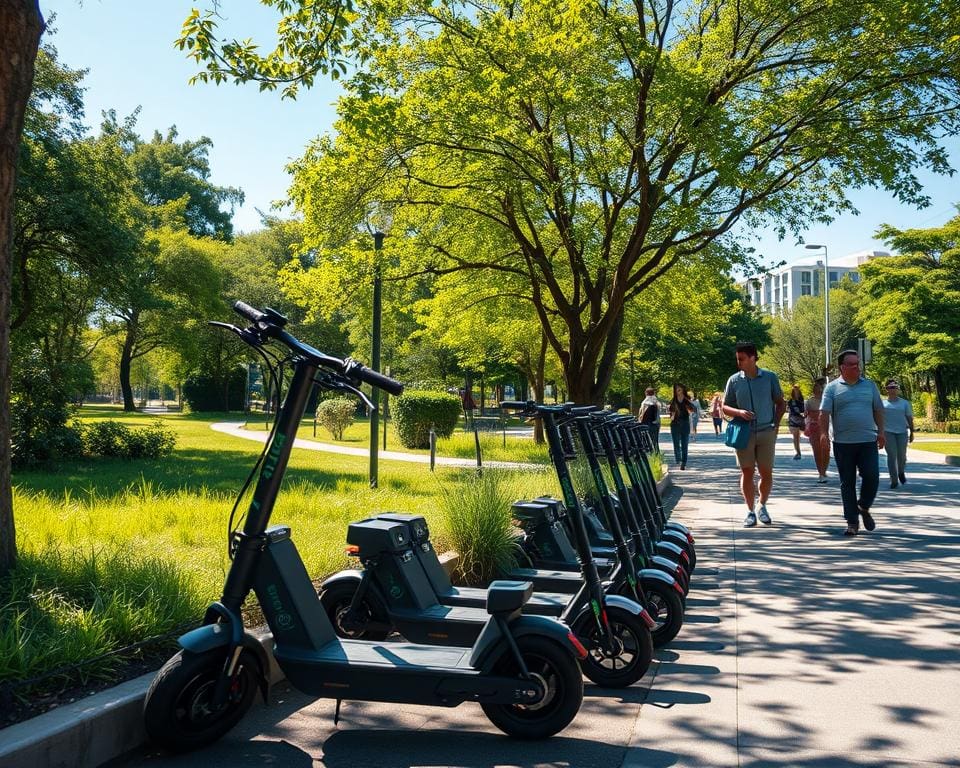 Elektrische steps: Groene mobiliteit voor korte afstanden