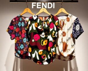 Fendi blouses: Gedurfde prints voor een iconische look