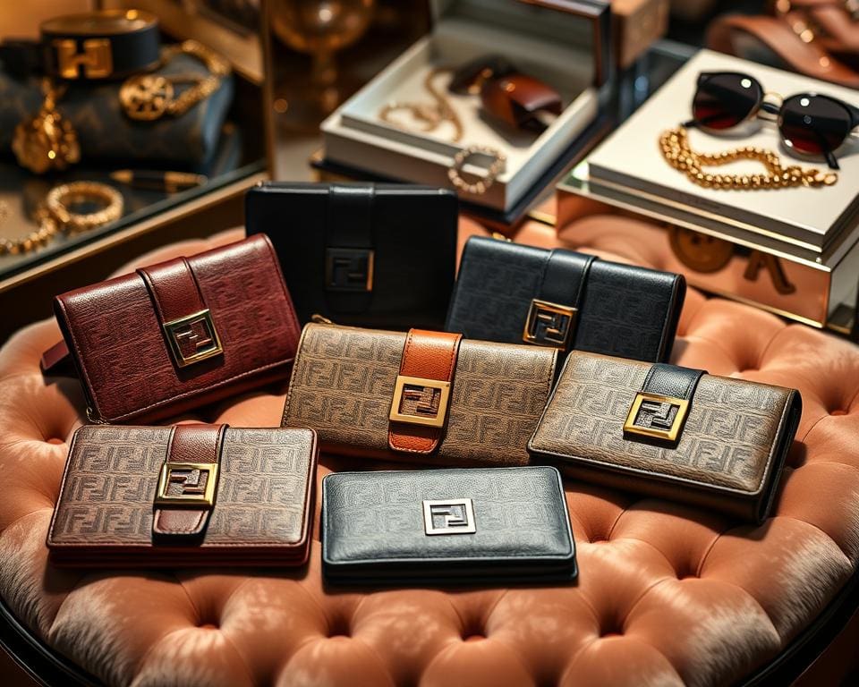 Fendi portemonnees: Praktische accessoires met een luxueuze flair