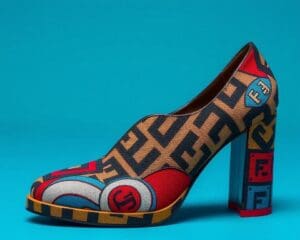 Fendi schoenen: Gedurfd en speels in elk detail