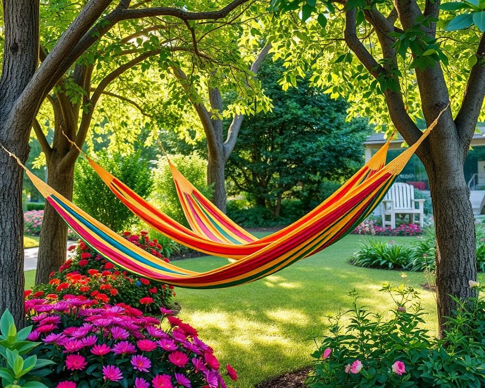 Hangmatten voor relaxte momenten in de tuin