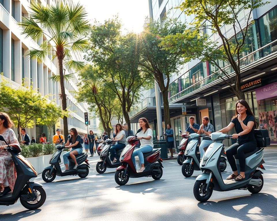 Innovatie in stedelijke mobiliteit met elektrische scooters