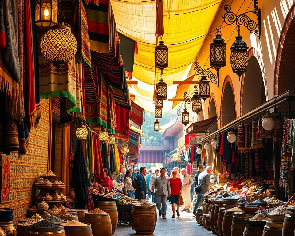 Kleurrijke souks Marrakesh