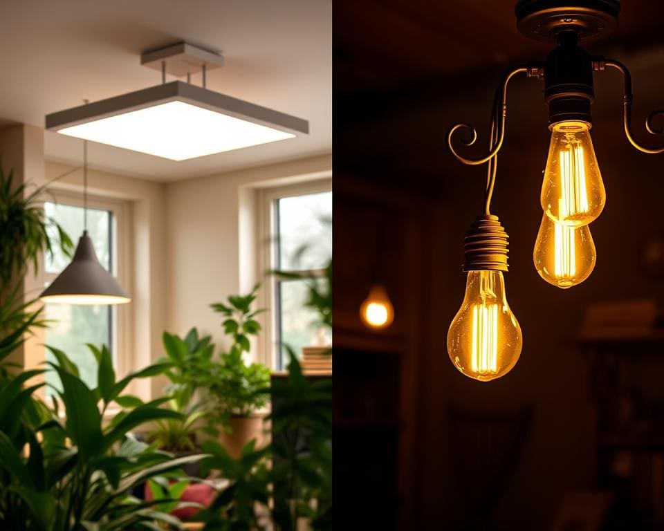 LED versus traditionele verlichting