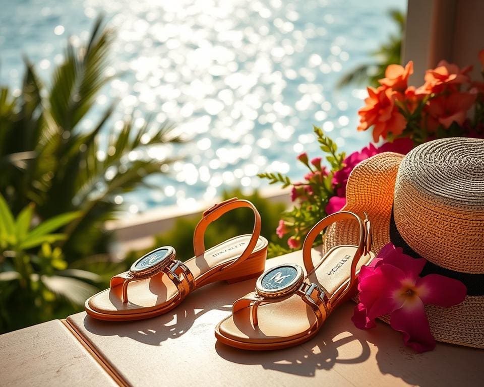 Michael Kors sandalen voor een chique zomerse dag