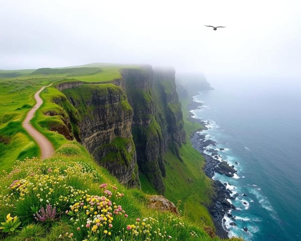 Natuurwandelingen langs de kliffen van Moher in Ierland