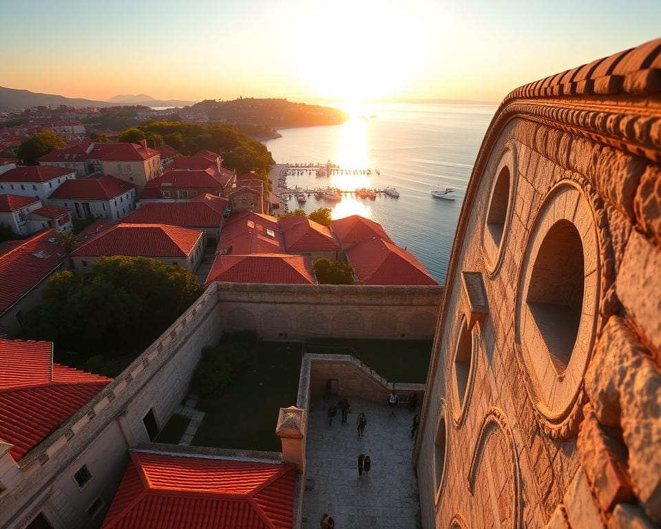 Reizen door de oude stadsmuren van Dubrovnik