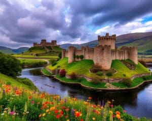 Reizen langs de iconische kastelen van Wales