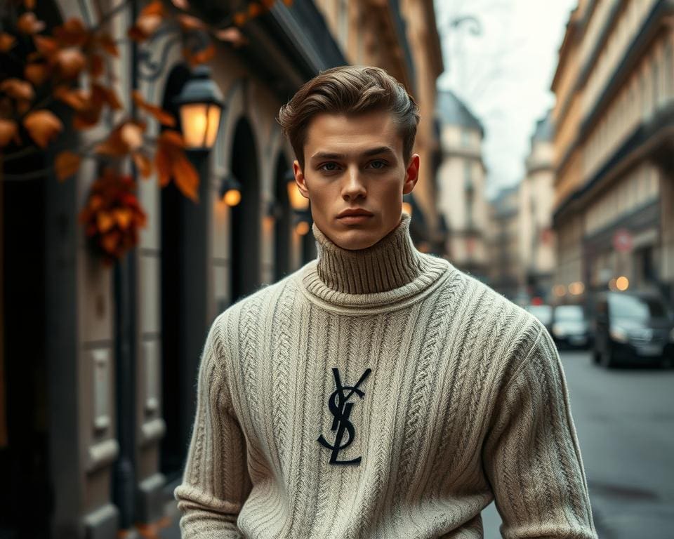 Saint Laurent sweaters: Voor een Parijse flair in je wintergarderobe