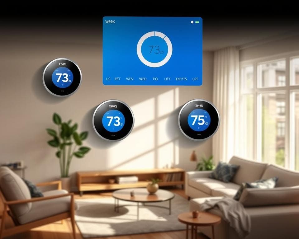 Slimme thermostaten met weekprogramma’s
