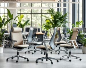 Stoelen die comfort en productiviteit op kantoor bevorderen