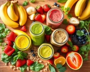 Verhoog je energieniveau door gezonde smoothies en snacks