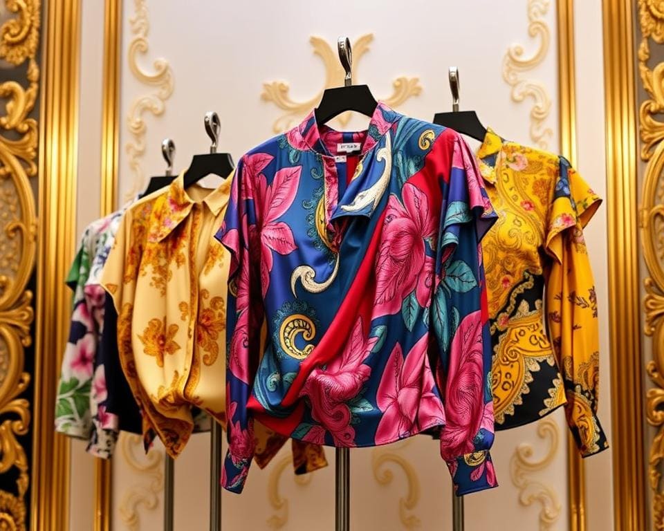 Versace blouses: Gedurfde prints voor opvallende persoonlijkheden