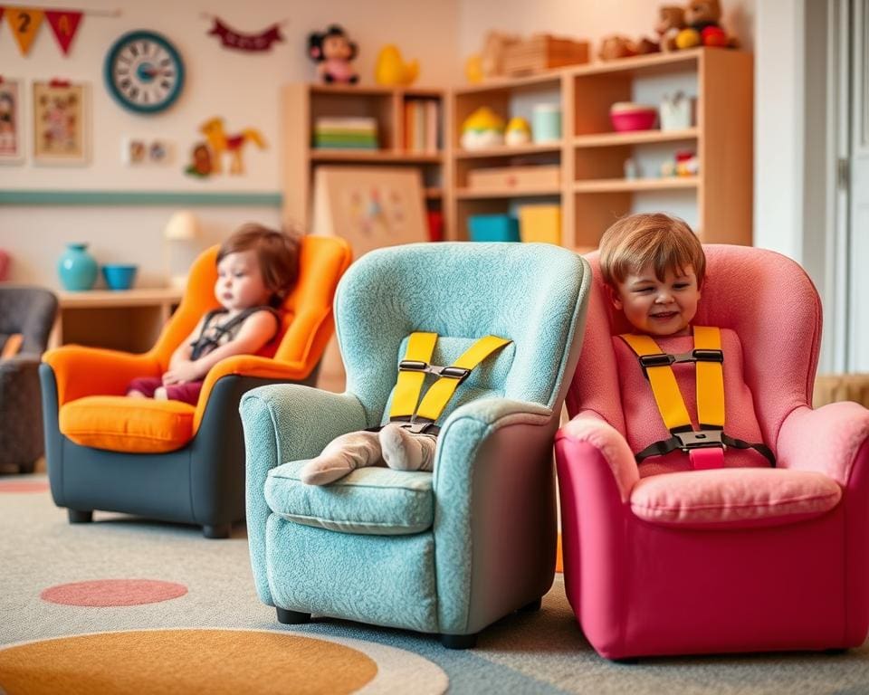 comfortabele kinderstoelen