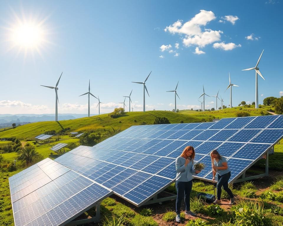 duurzame ontwikkelingen in de groene energie markt