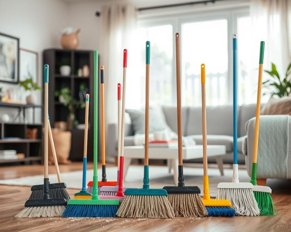 handvegers voor snelle schoonmaak in huis