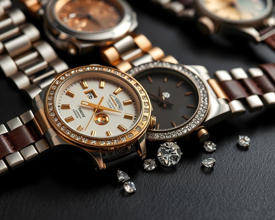 materialen in luxe horloges