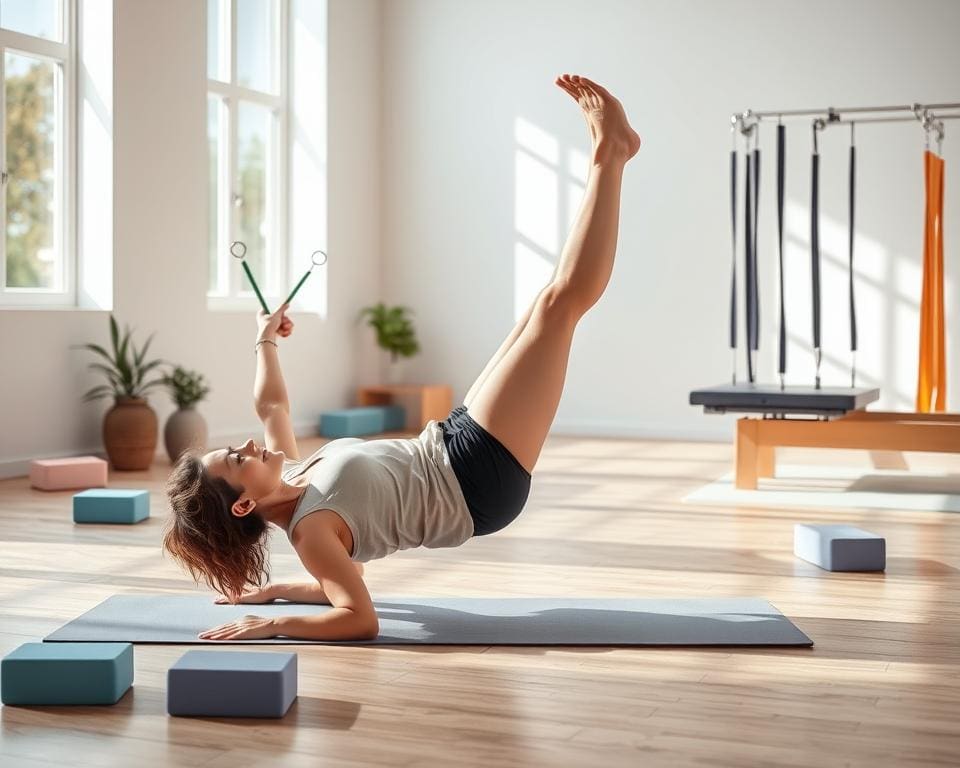 pilates oefeningen voor beginners