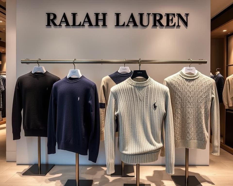 stijvolle ontwerpen van Ralph Lauren truien