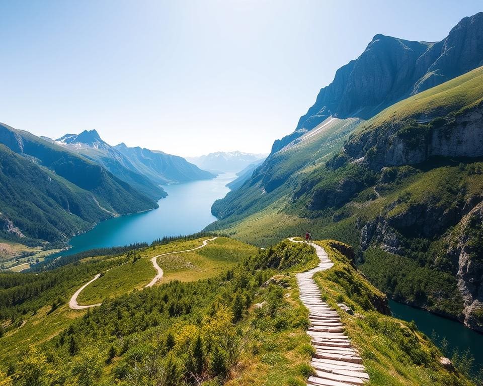 wandelroutes Noorse fjorden