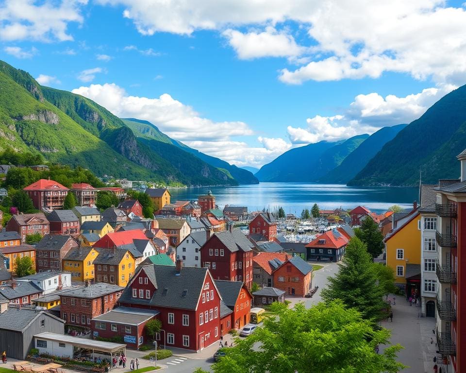 Bergen: een natuur- en cultuurstad in Noorwegen