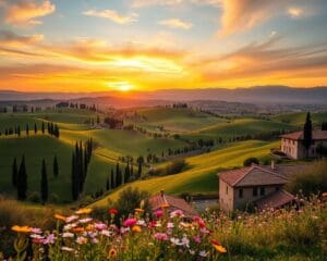 Bezienswaardigheden in de schilderachtige valleien van Toscane