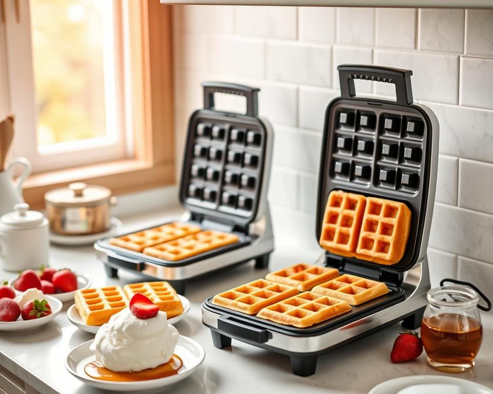 Elektrische wafelijzers voor knapperige wafels op elk moment