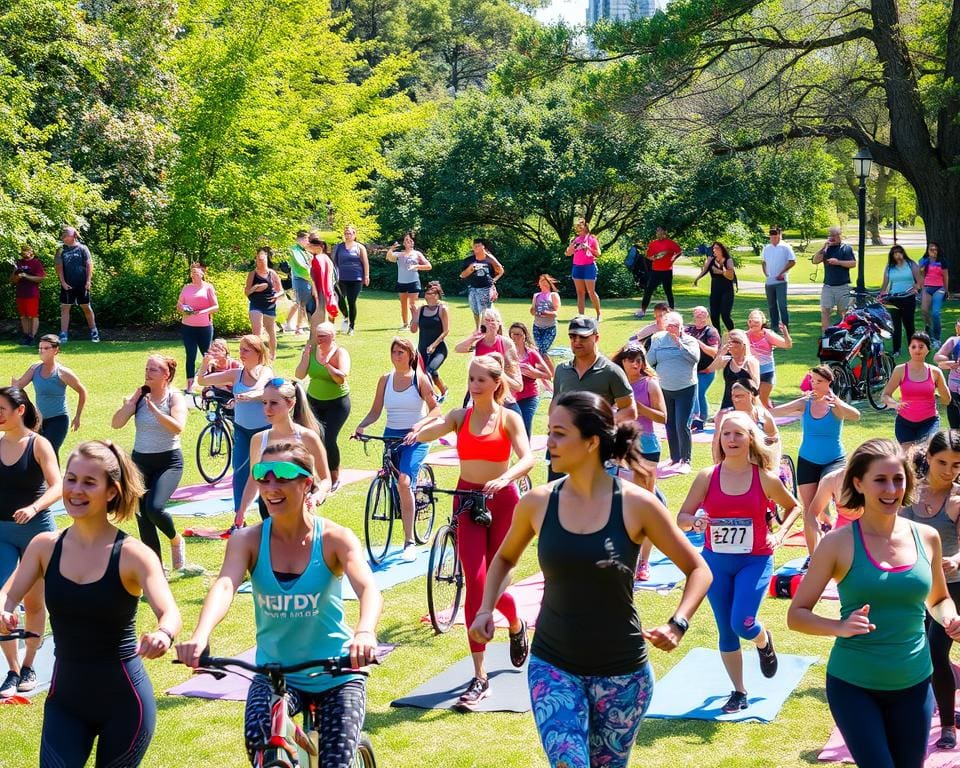 Fitness groepen ontdekken