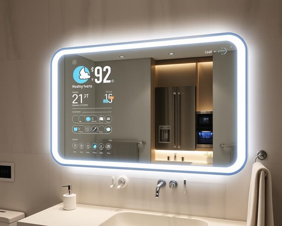 Hoe werken slimme spiegels in smart homes?