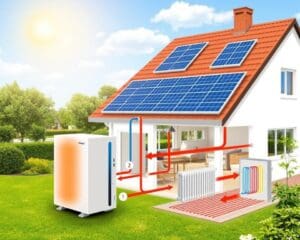 Hoe werkt een hybride warmtepomp met zonnetechnologie?