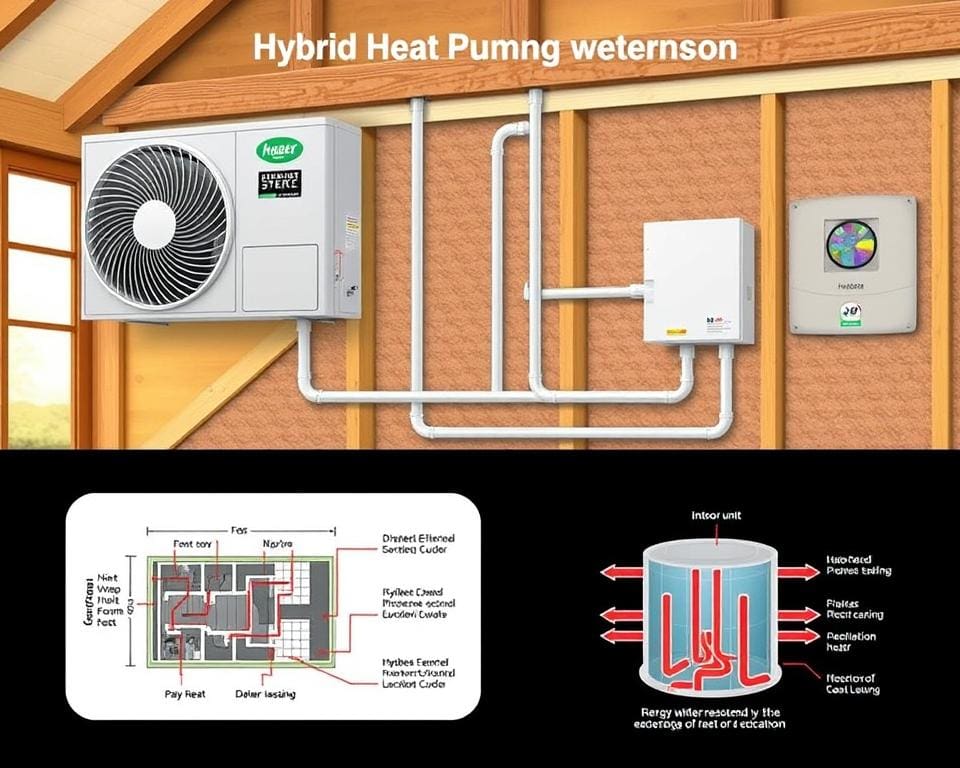 Hoe werkt een hybride warmtepomp voor huizen?