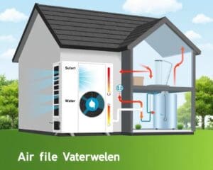 Hoe werkt een lucht-water warmtepomp?