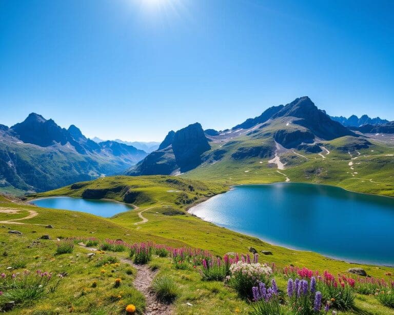 Natuurwandelingen langs de bergmeren van de Pyreneeën