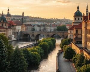 Praag: romantische bruggen en historische gebouwen