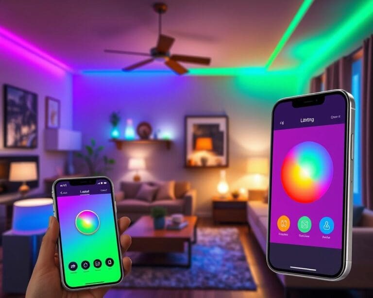 Slimme verlichting met een app-koppeling