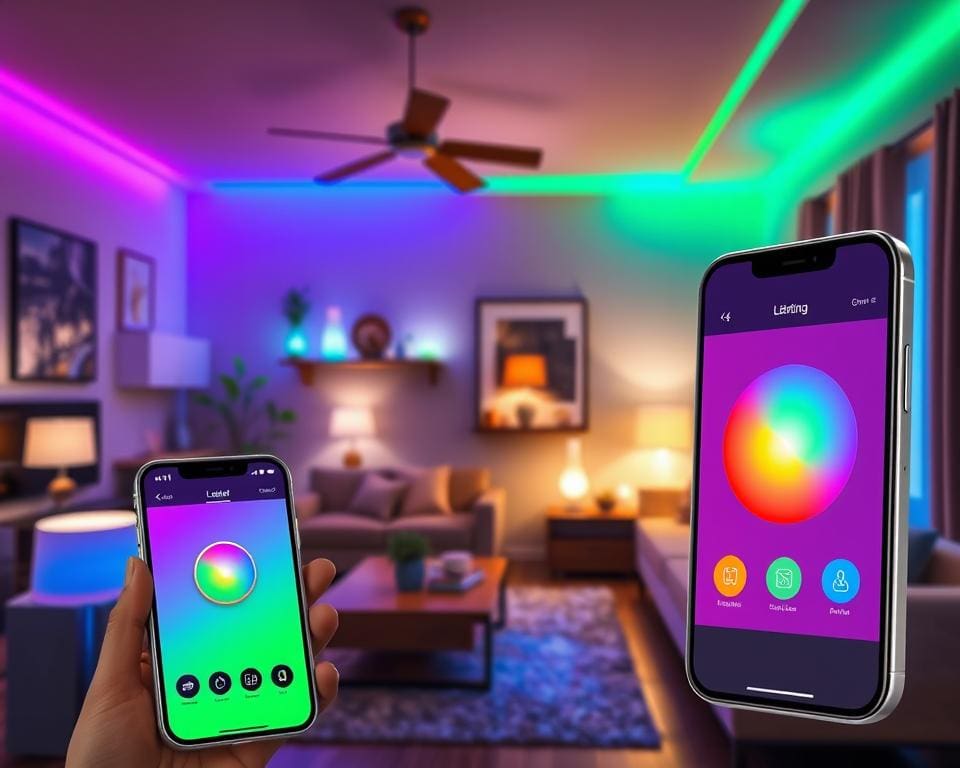 Slimme verlichting met een app-koppeling