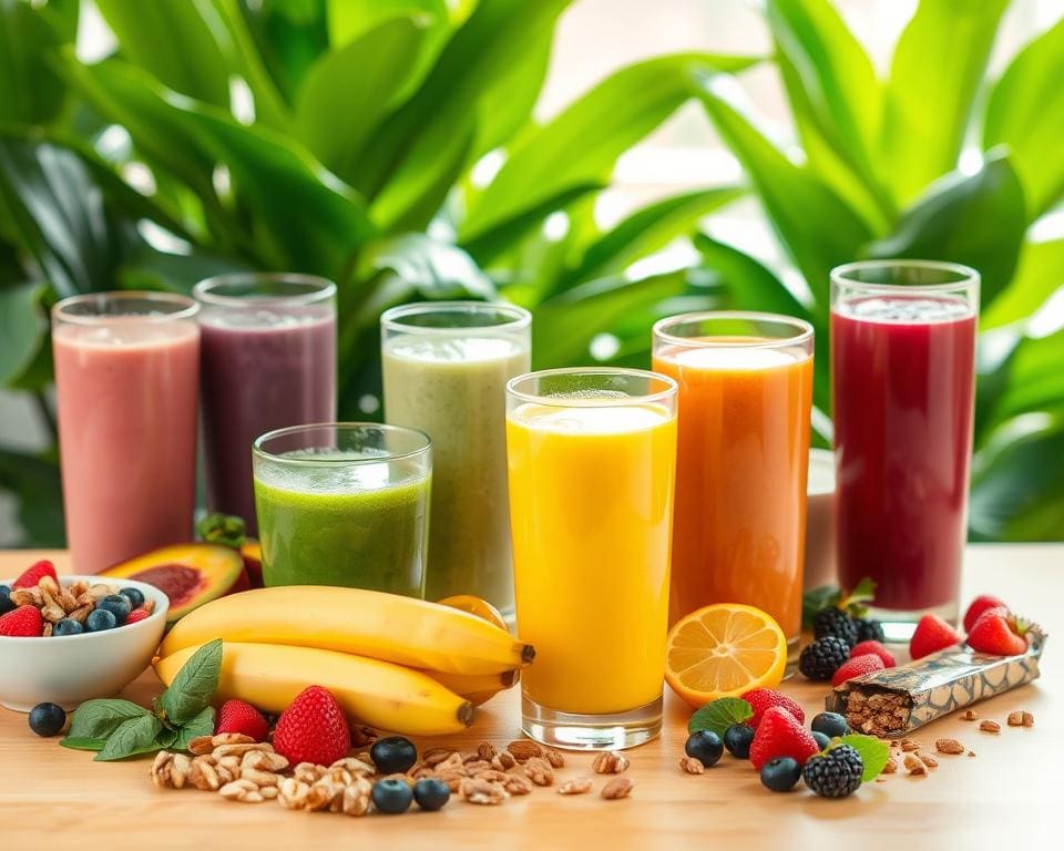 Verhoog je energieniveau door gezonde smoothies en snacks